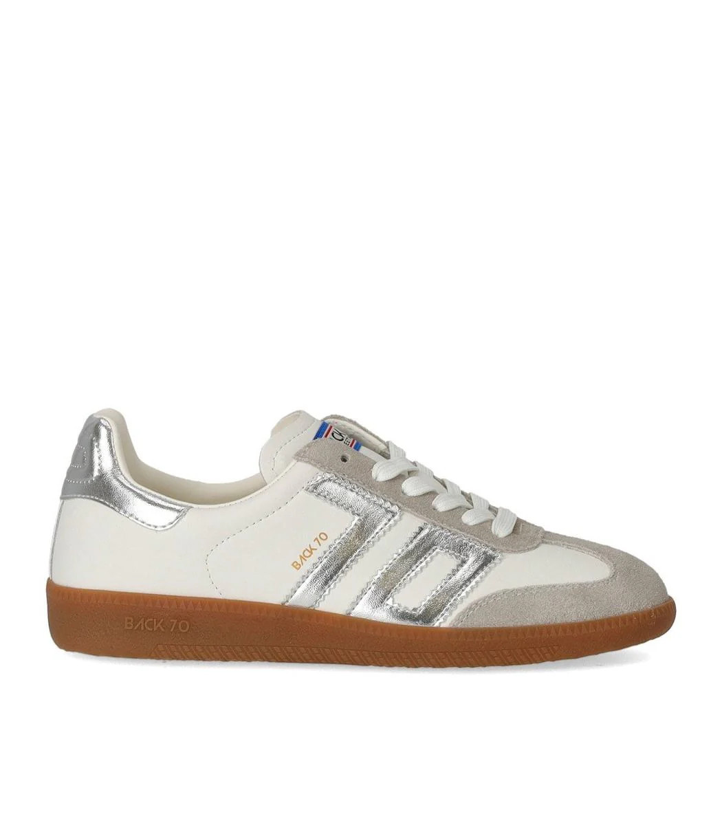 Back70 Cloud Metallic Silver Sneaker | Baltini