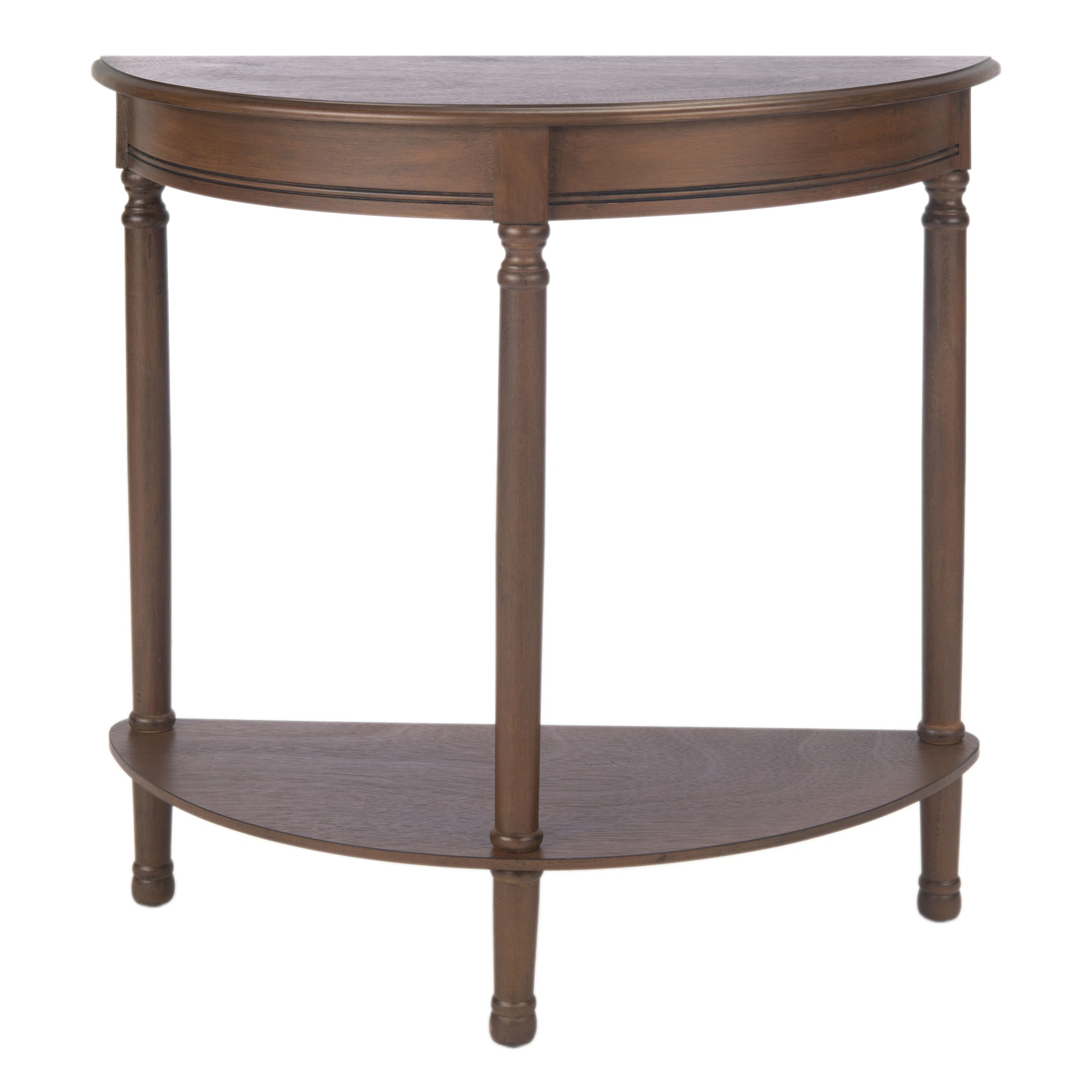 Modern Gaston 28'' Half-Round Console Table – Elegant Solid Wood with Space-Saving Design for H... | Wayfair North America