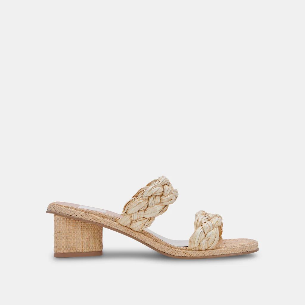 RONIN SANDALS LT NATURAL RAFFIA | DolceVita.com