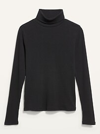 Rib-Knit Turtleneck Top for Women | Old Navy (US)