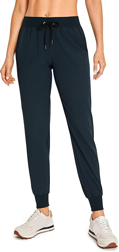 CRZ YOGA Women's Lightweight Workout Joggers 27.5" - Travel Casual Outdoor Running Athletic Track... | Amazon (US)