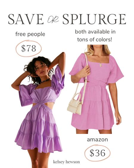 Save or splurge - I love this free people dress! Found the amazon version and it’s half the price! Both come in tons of colors!

free people dress, save or splurge, Amazon dress, amazon dupe, summer dress, spring dress, cross of sunlight dress

#LTKFind #LTKunder50 #LTKstyletip