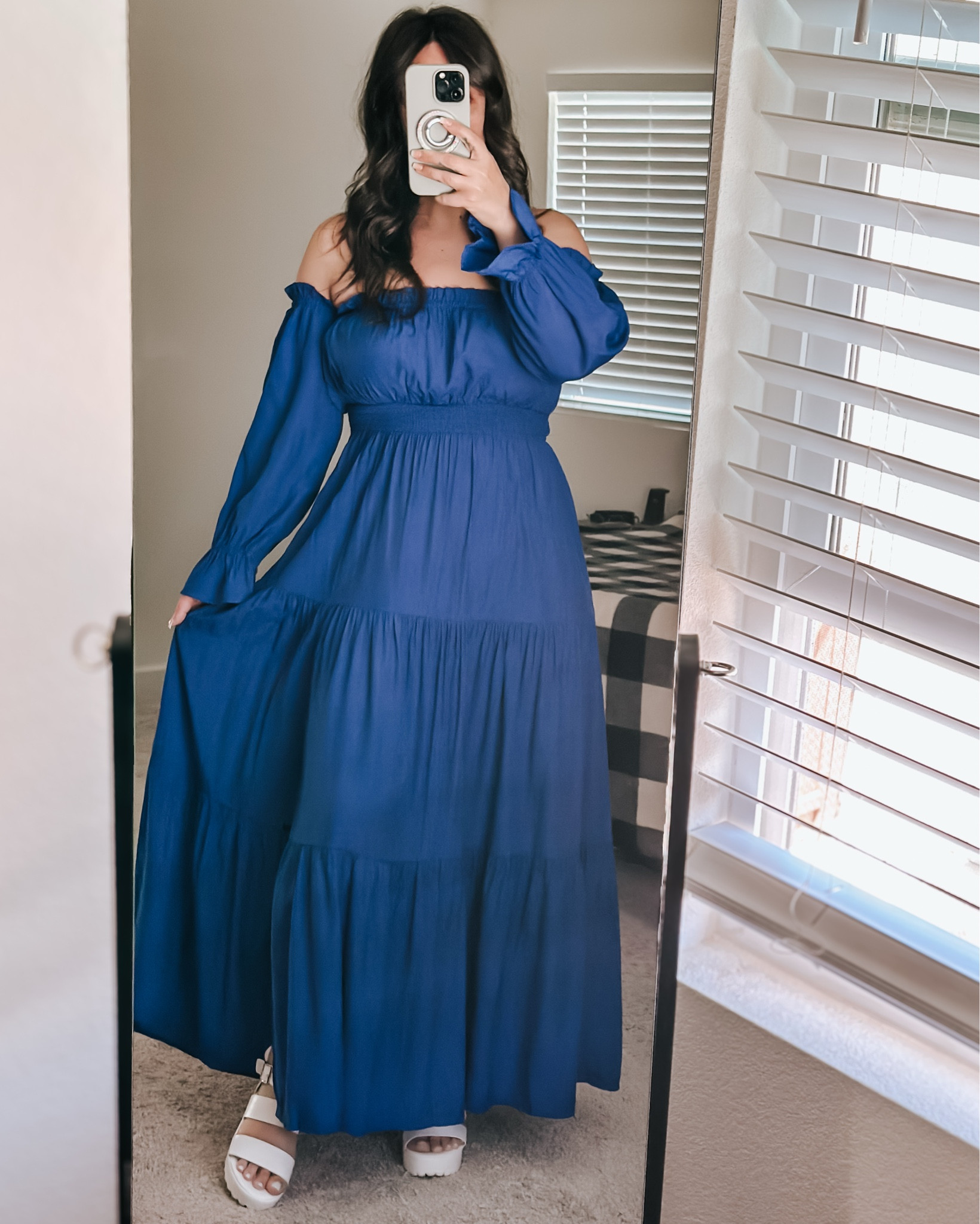 I have this dress in many colors! I LOVE it! 
I am wearing a medium here but I also wear the size small. More flow if you size up. 
Perfect for SPRING!
.
.
#springdress #spring #dresses #fashion

#LTKSeasonal #LTKParties #LTKStyleTip