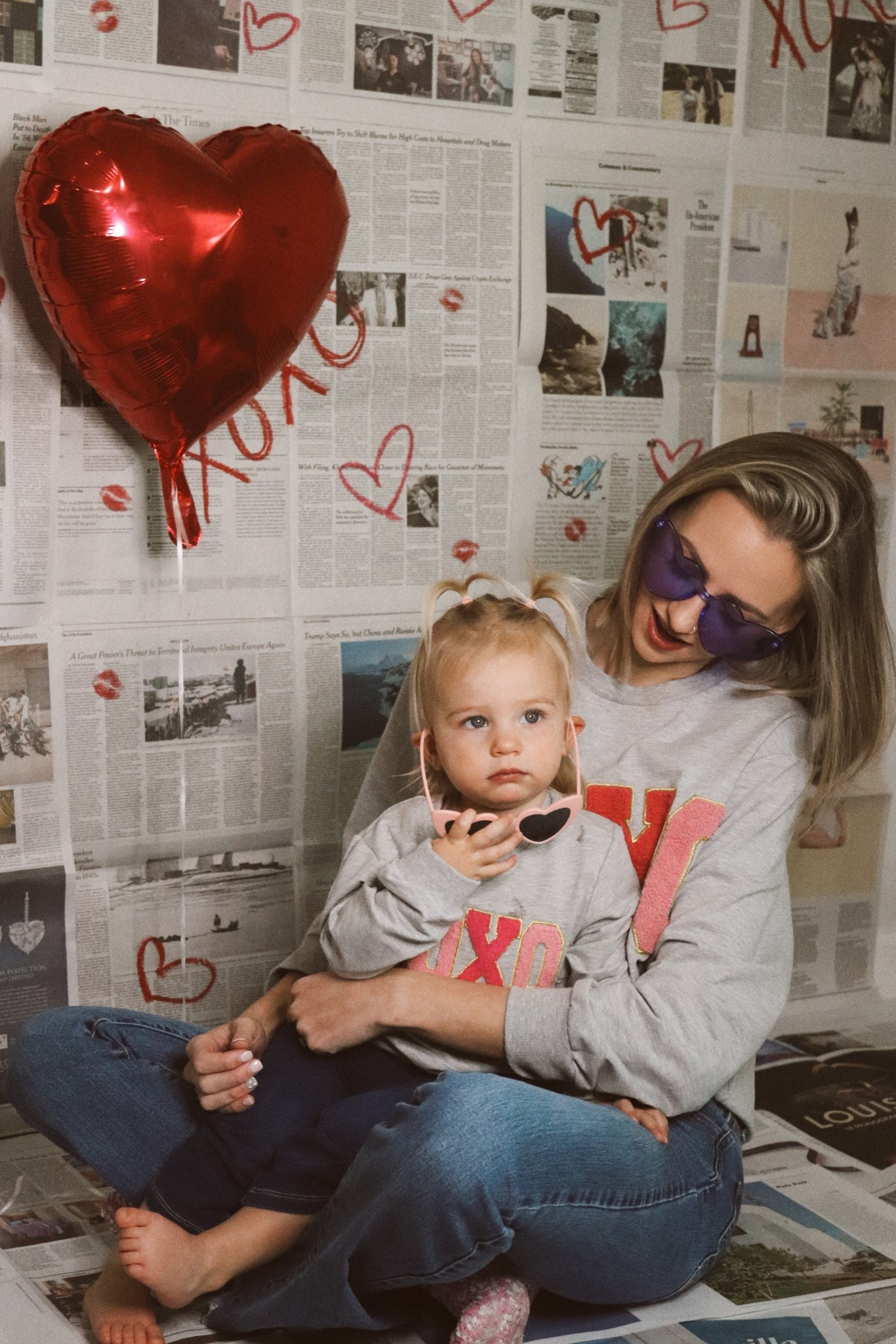My little Valentine ♥️ I love these matching sweatshirts! XOXO 💋

#LTKSeasonal #LTKootd #LTKBaby