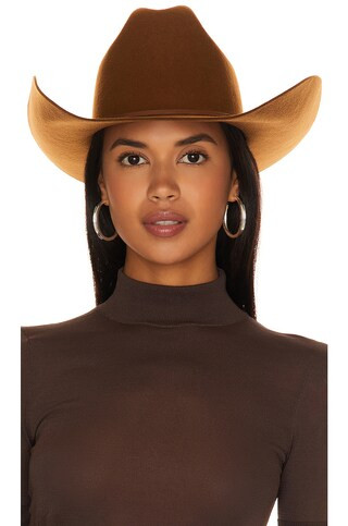 Brixton El Paso Reserve Cowboy Hat in Coffee from Revolve.com | Revolve Clothing (Global)