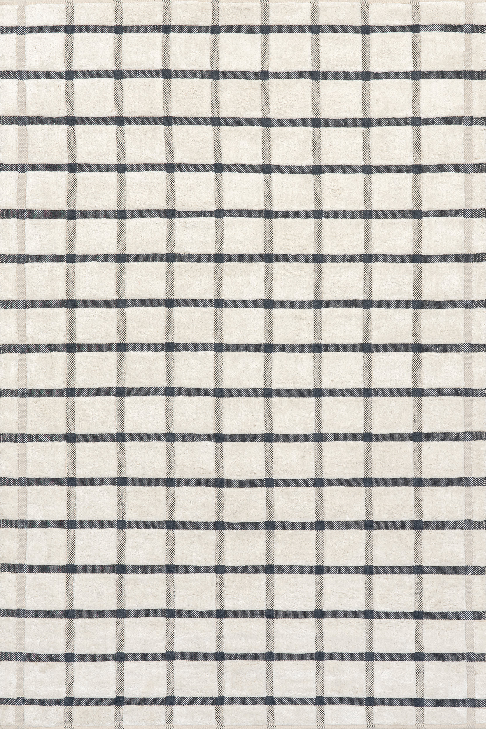 Rowena Checked Wool Rug | Rugs USA