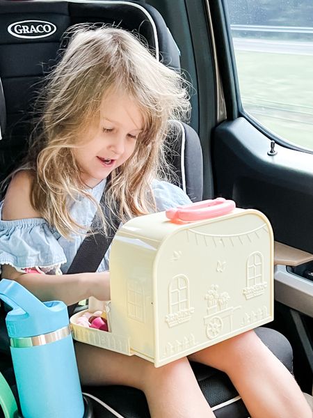 These little themed cases make for fun & easy imaginative play while traveling!

The girls filled them prior to leaving and they played on these more than they were on their iPads during our 6 hour road trip. 

Highly recommend! There are 4 scenes to choose from and each come with a few pieces of furniture. Little animals and additional accessories can be purchased separately. 

#targetfinds #travelhack #travelhacks #imaginativeplay #lilwoodzeez 

#LTKkids