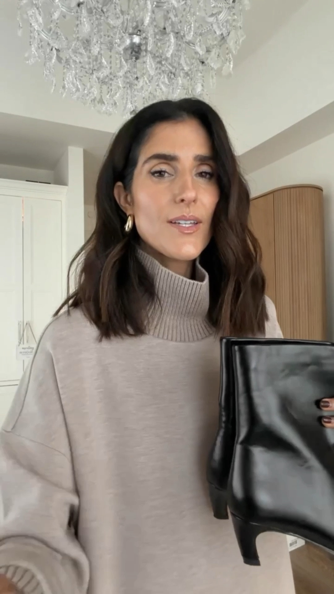 These boots look and feel designer without the price tag! Comfortable straight out of the box. First pair runs big I recommend sizing down, second pair runs small I sized up 1/2 a size. 
I’m just shy of 5-7” wearing the size small sweater  #stylinbyaylin #aylin #boots #amazon #giftidea 

#LTKootd #LTKgrwm #LTKHoliday