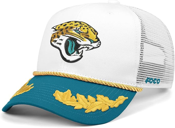 FOCO NFL Mens NFL Team Logo Captains Mesh Trucker Hat Cap | Amazon (US)