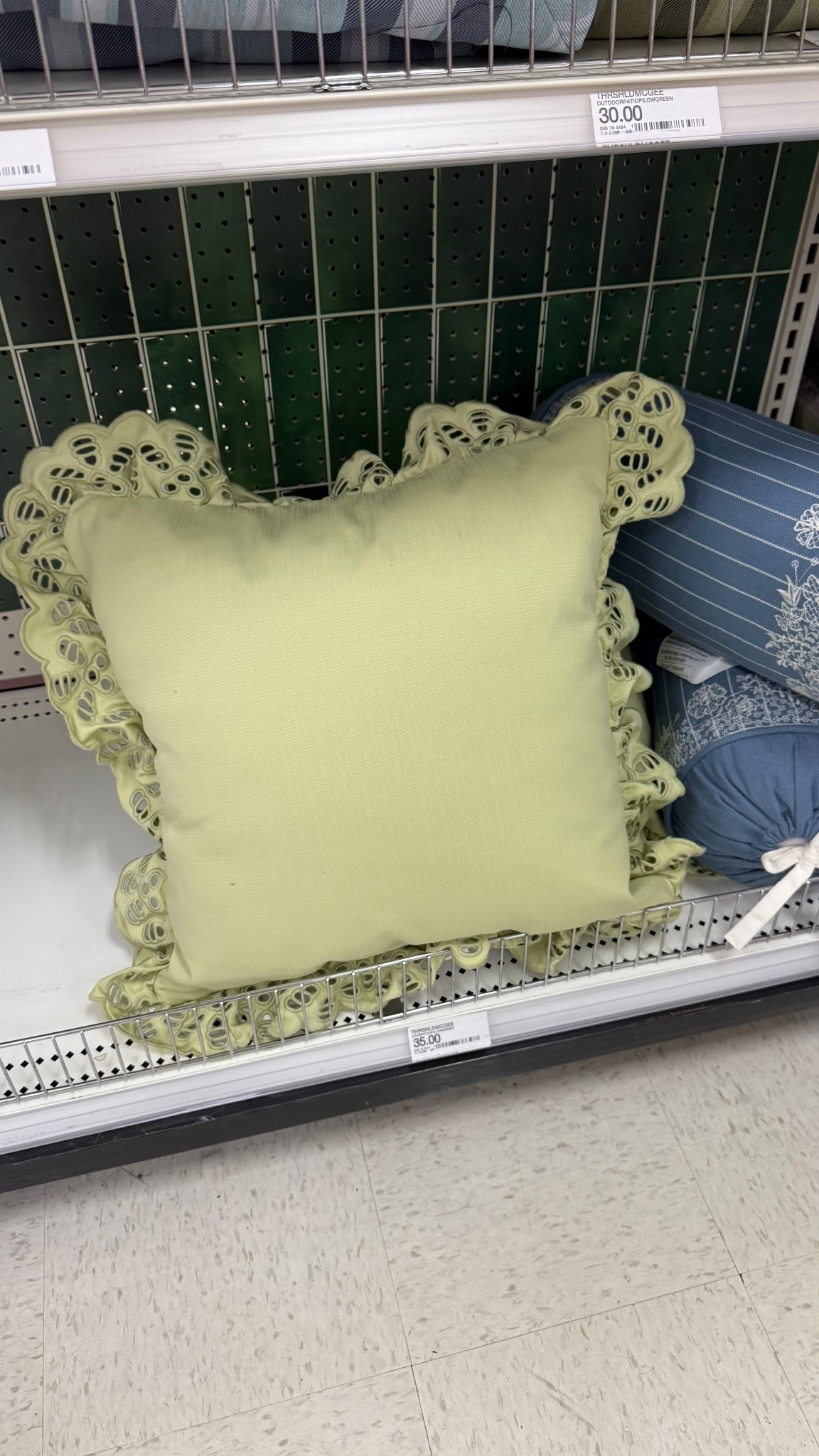 @Target has the most ADORABLE spring outdoor patio decor!! This eyelet pillow caught my eye but they had so many cute ones!! 


#LTKHome #LTKmorningroutine #LTKdayinmylife