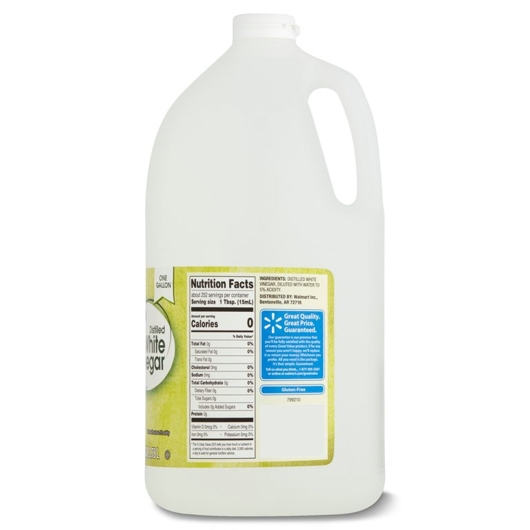 Great Value Distilled White Vinegar, 128 fl oz | Walmart (US)