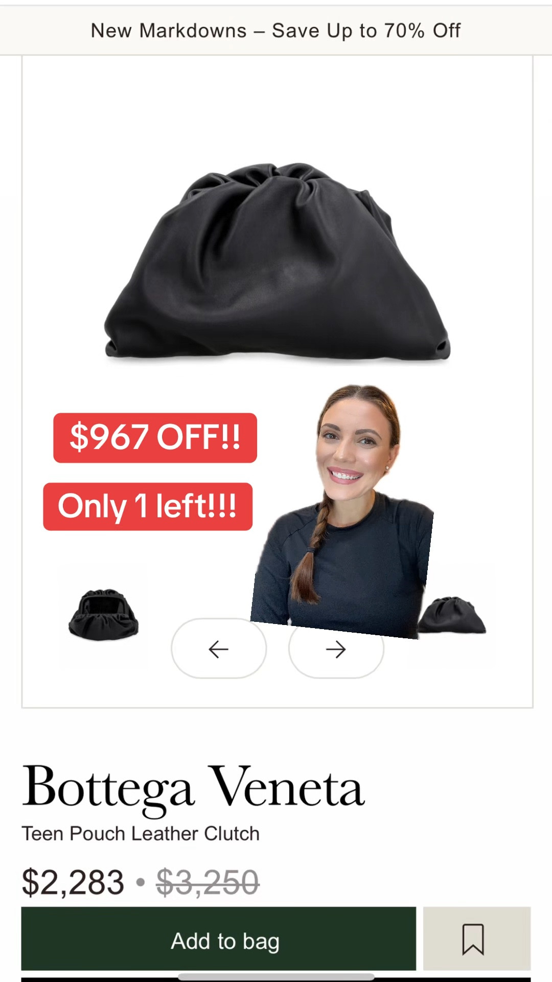 Bottega Veneta sale! Bottega Veneta bag sale on the Bottega pouch clutch. Almost $1k off!! Get this designer deal before/ designer sale before it’s gone 👜

#LTKParties #LTKSaleAlert #LTKItBag