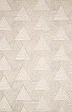 Loloi Ehren Collection Modern Geometric Area Rug, 7'-9" x 9'-9", Oatmeal/Ivory | Amazon (US)
