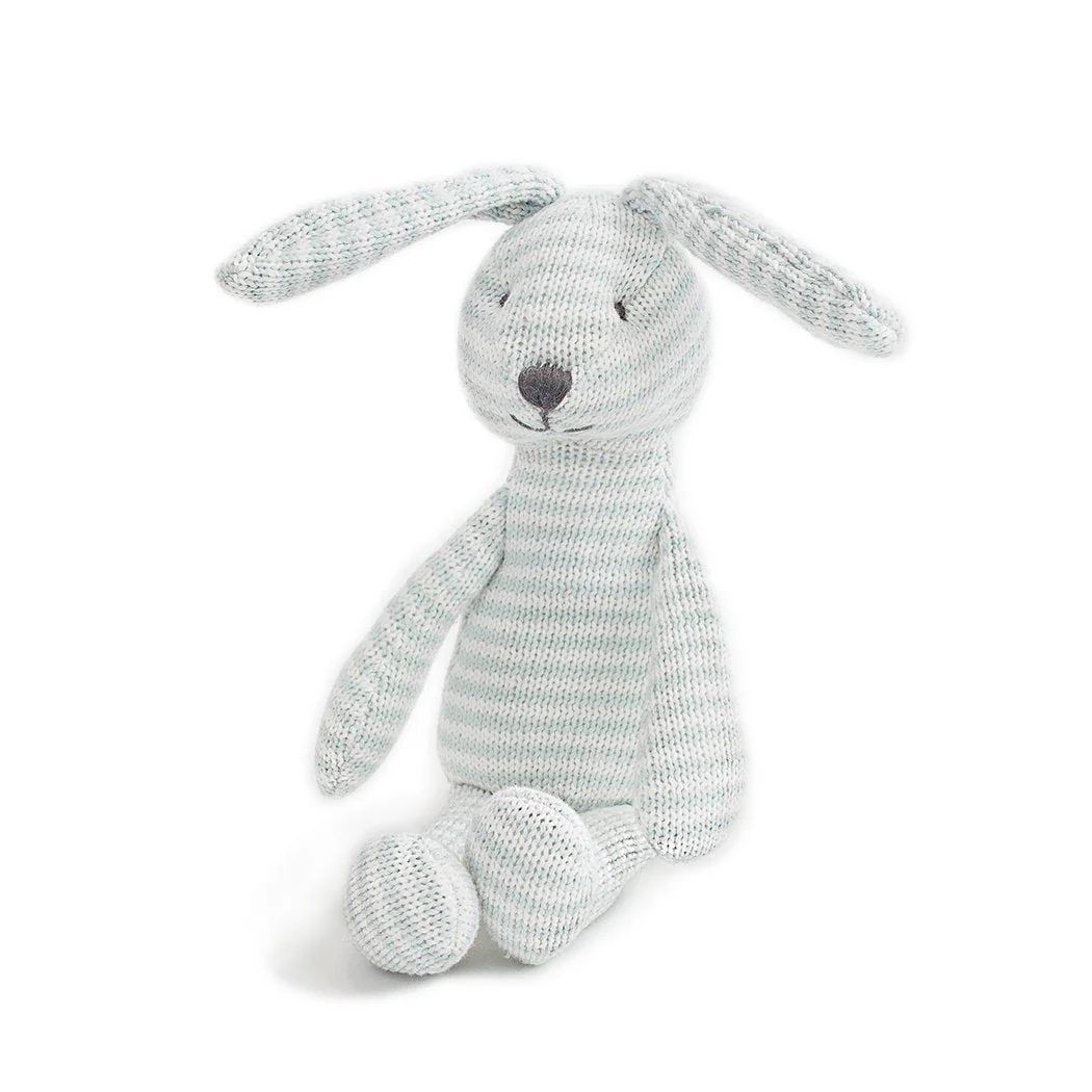 Mon Ami Striped Bunny Knit Plush Toy | bella bliss 