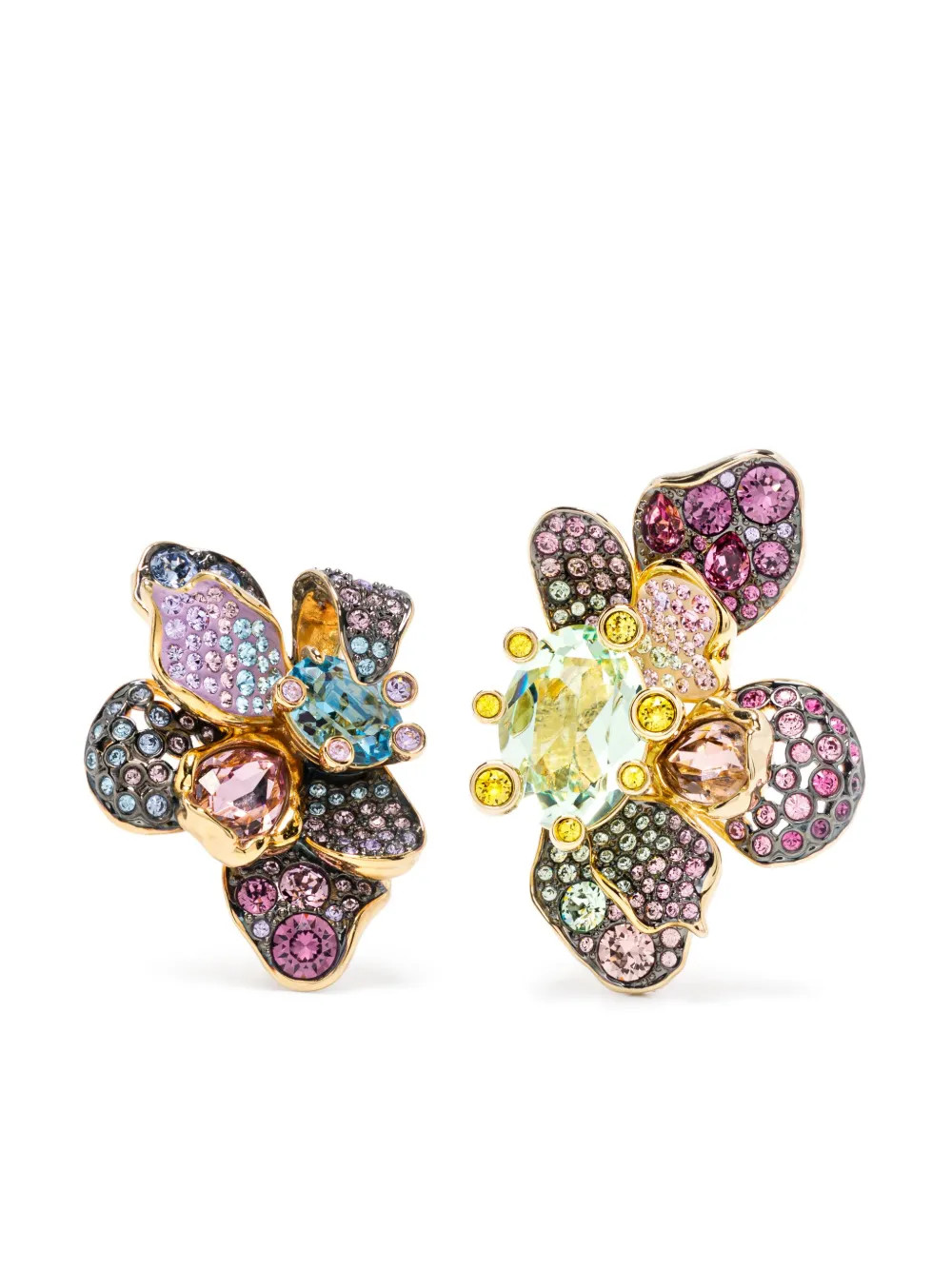 Swarovski Idyllia Ohrclips | Gold | FARFETCH DE | Farfetch Global
