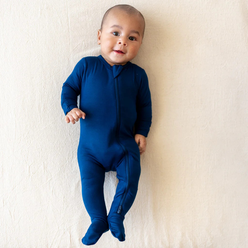 Zippered Footie in Tahoe | Kyte BABY