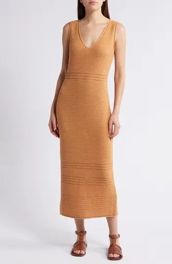 Treasure & Bond Sleeveless Crochet Sweater Dress | Nordstrom | Nordstrom