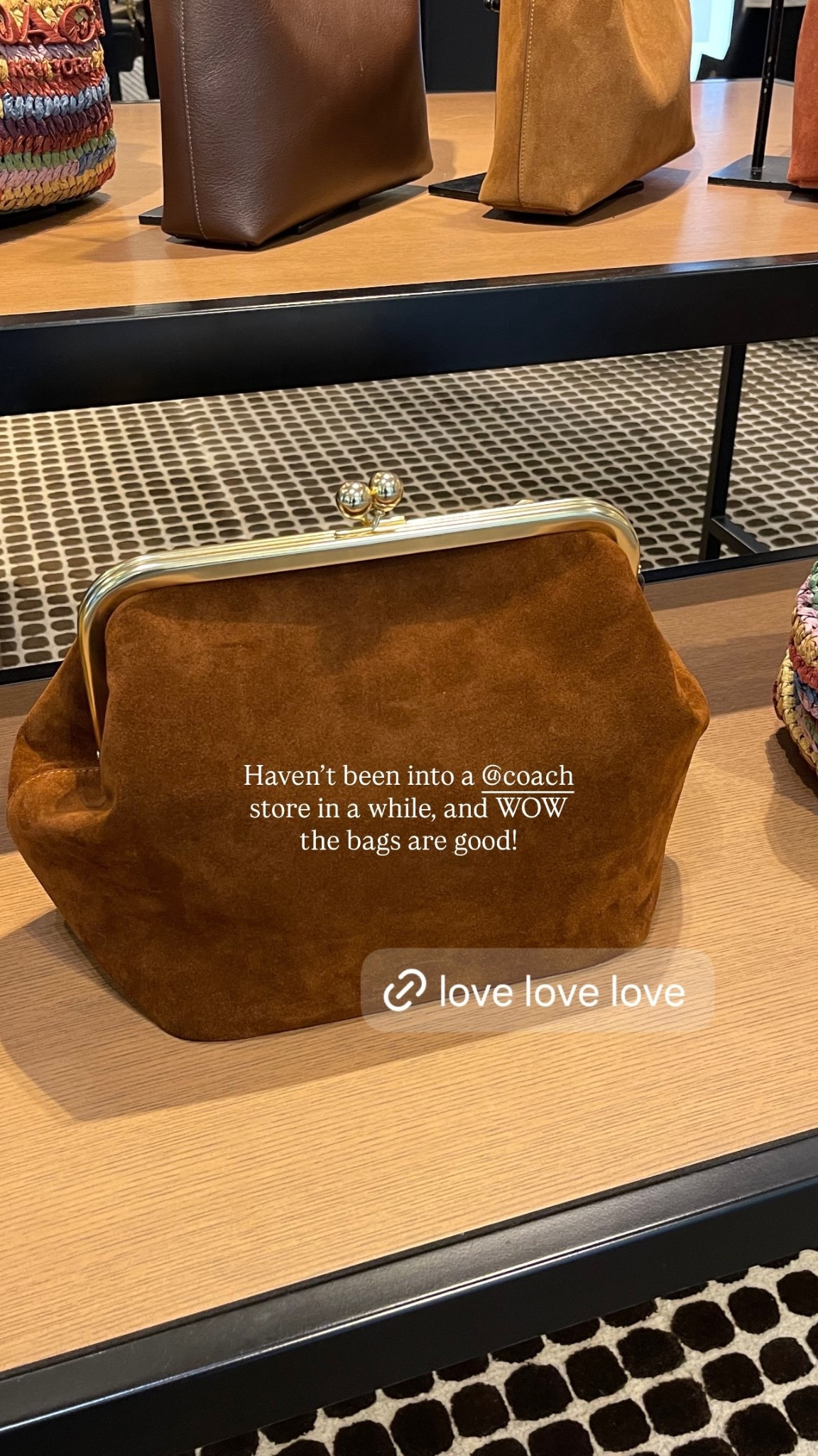 Haven’t been into a @coach  store in a while, and WOW the bags are good!