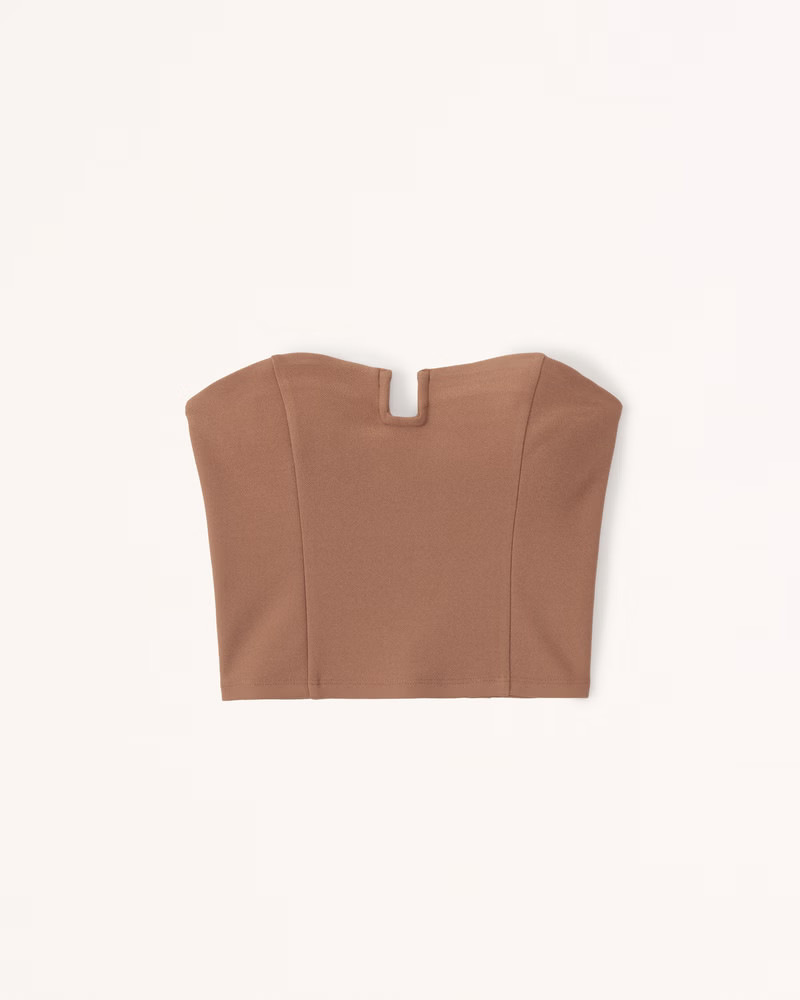 Women's Strapless Hardware Corset Top | Women's Tops | Abercrombie.com | Abercrombie & Fitch (US)