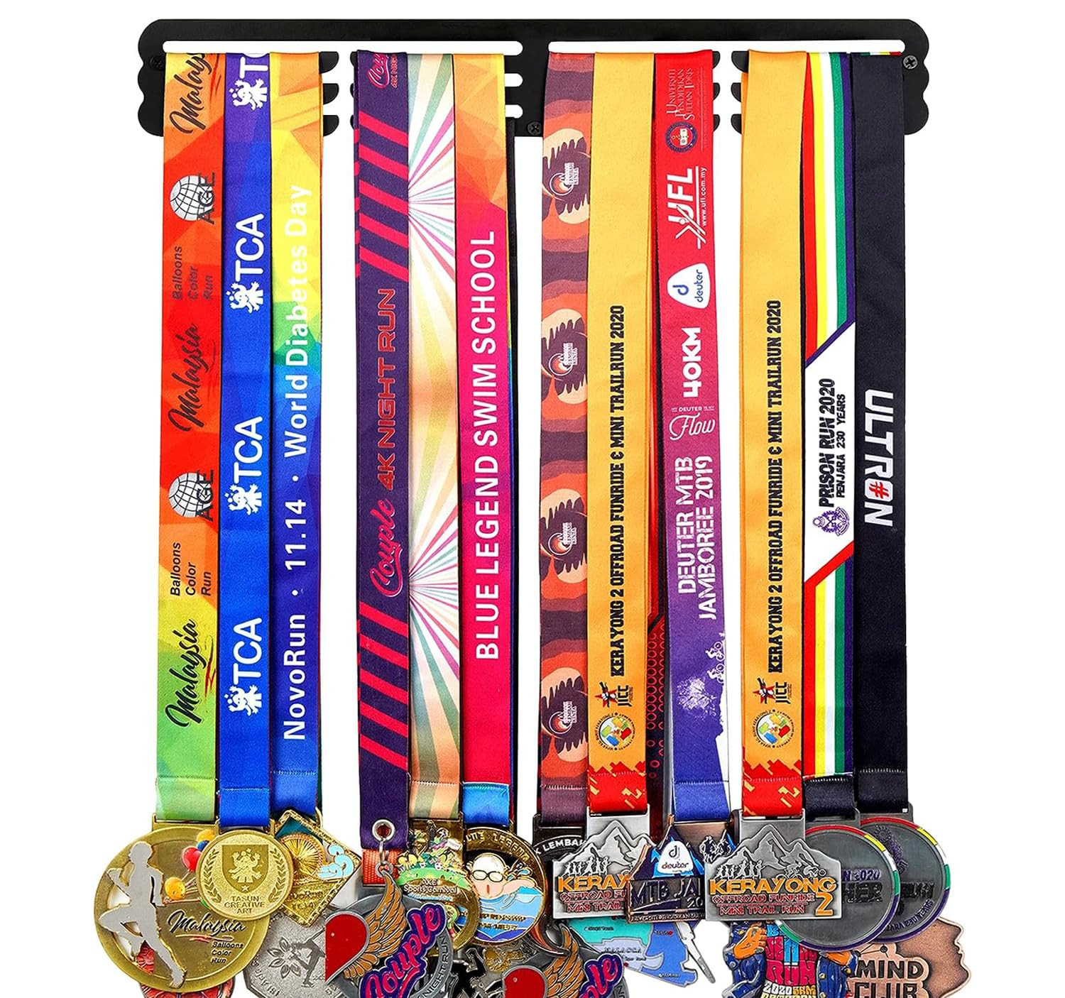 Goutoports Medal Holder Display Hanger Rack Frame for Sport Race Runner-Race Medal Hanger Holder-... | Amazon (UK)