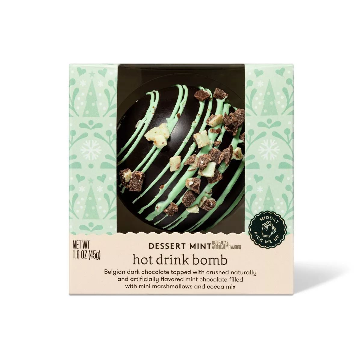 Holiday Mint Flavored Cocoa Bomb - 1.6oz - Favorite Day™ | Target