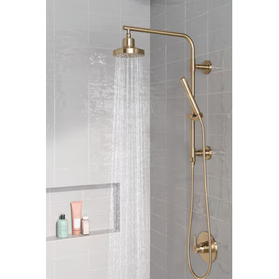 Delta Trinsic Champagne Bronze 2.75-in Bathtub/Shower Diverter (0.5-in-ID) | Lowe's