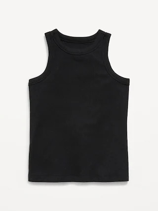 Fitted Ribbed Tank Top for Girls | Old Navy (US)