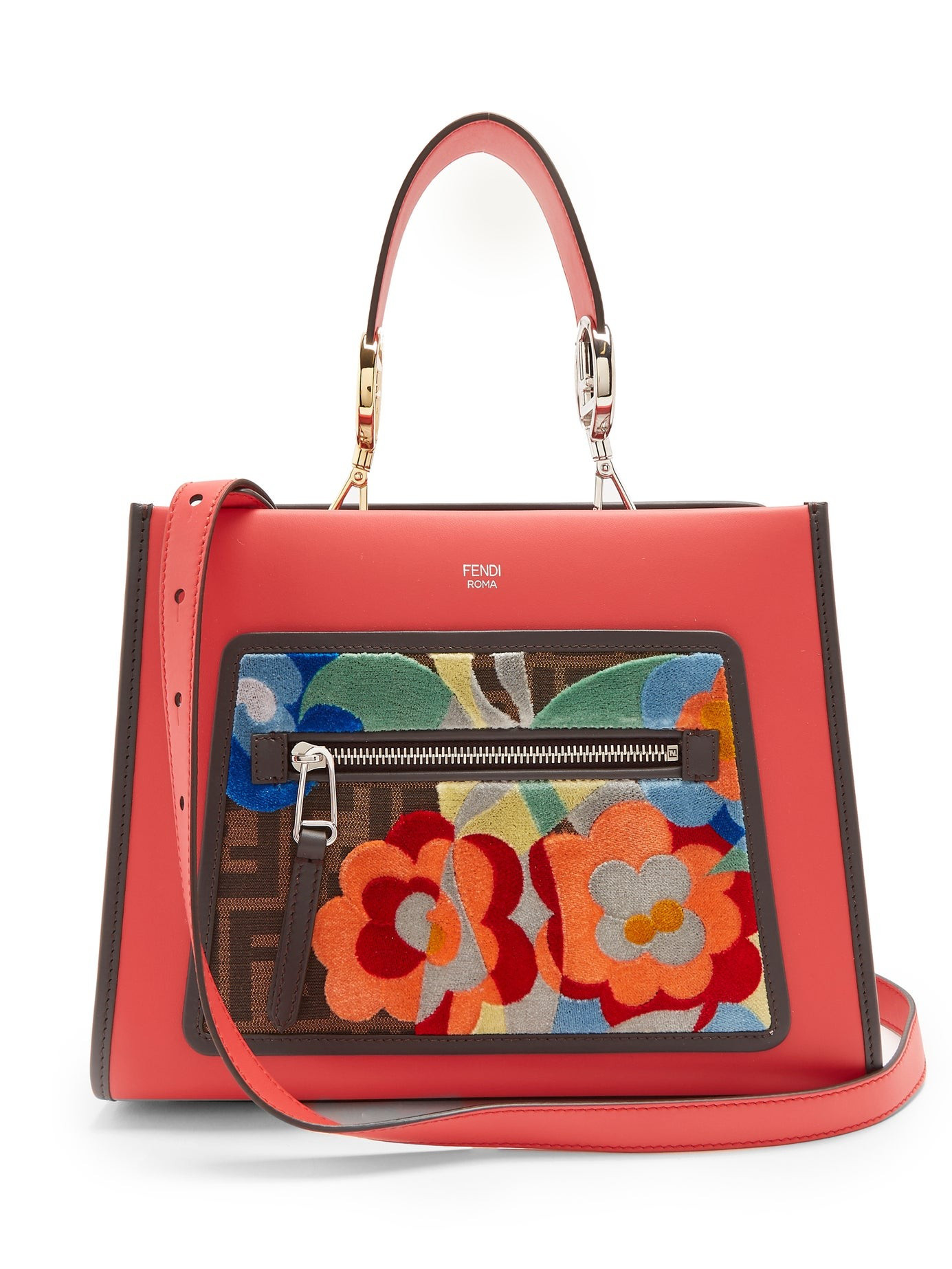 Runaway leather and felt bag | Matches (US)