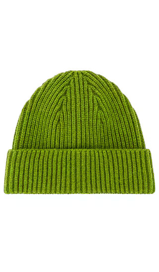 Match Rib Beanie in Green | Revolve Clothing (Global)