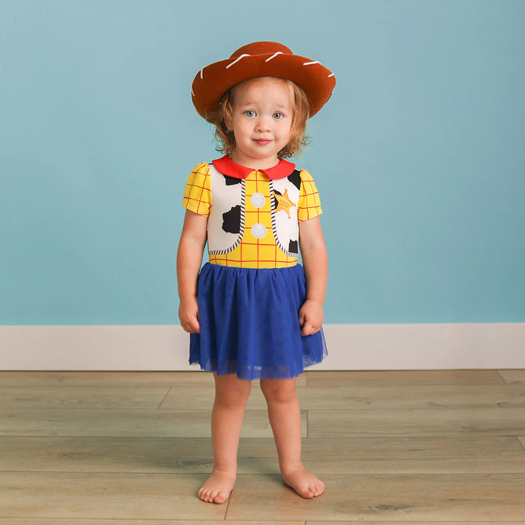 Character Yellow Girl Tulle Onesie | Disney Toy Story Woody | Posh Peanut