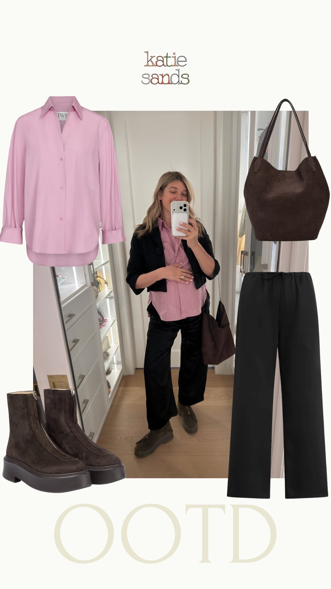 Adding a little bit of contrast to the darker tones in this look by adding a pop of pink!

#LTKootd #LTKdayinmylife #LTKgrwm