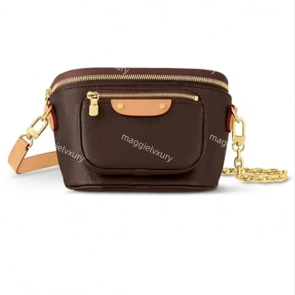 Save Big on Bulk Waist Fanny Bags Mini Bumbag Bags Luxury Women Waist Bag Brown Flower Designer B... | DHGate