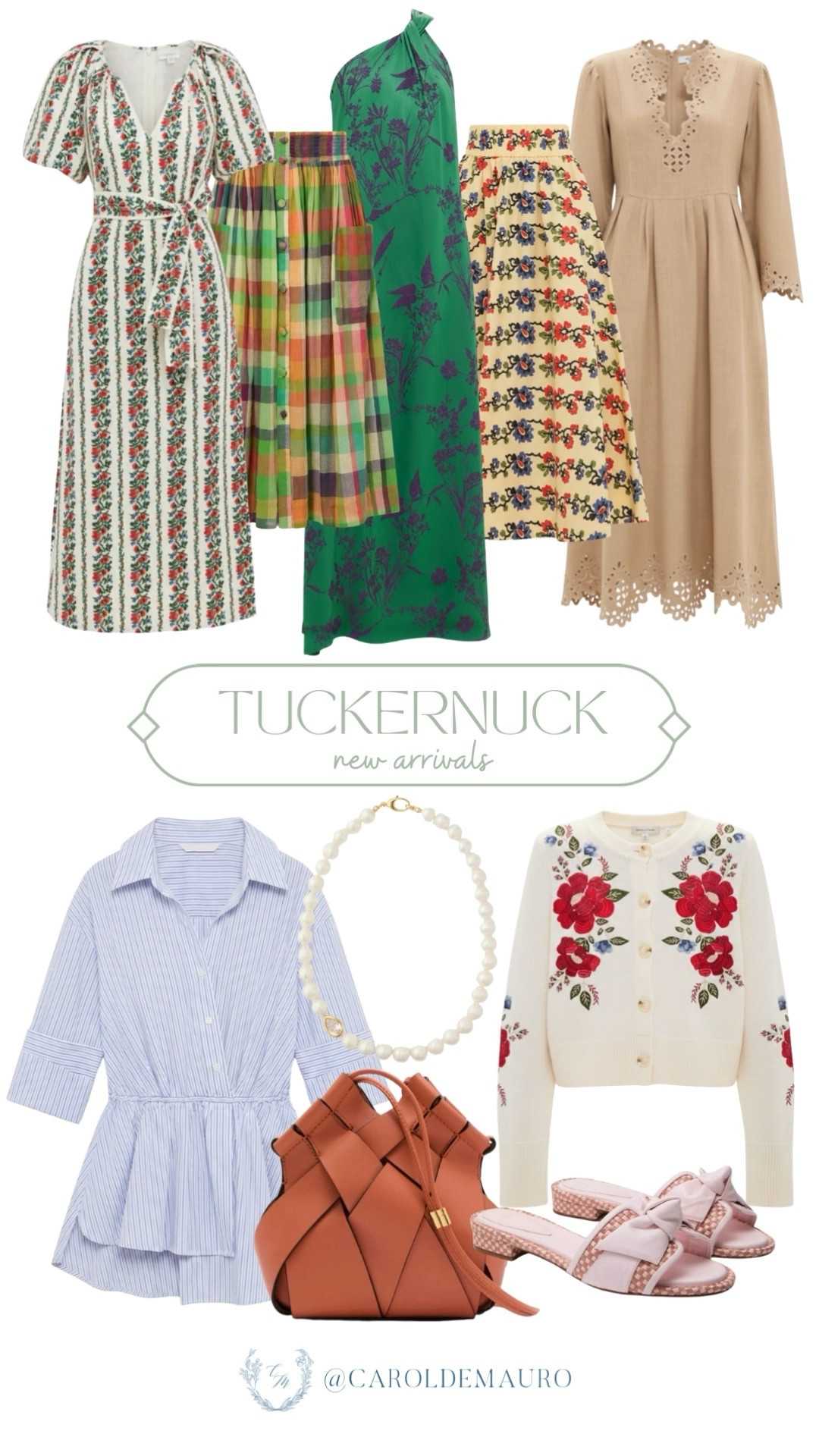 Counting down the days until it’s warm enough for these floral dresses! Tuckernuck’s new drop is making it way too easy to find those perfect finishing touches.

spring fashion, new arrivals, maximalist style, fashion accessories, brunch outfit, weekend look, modest style, sweater weather

#LTKU #LTKSeasonal #LTKSaleAlert