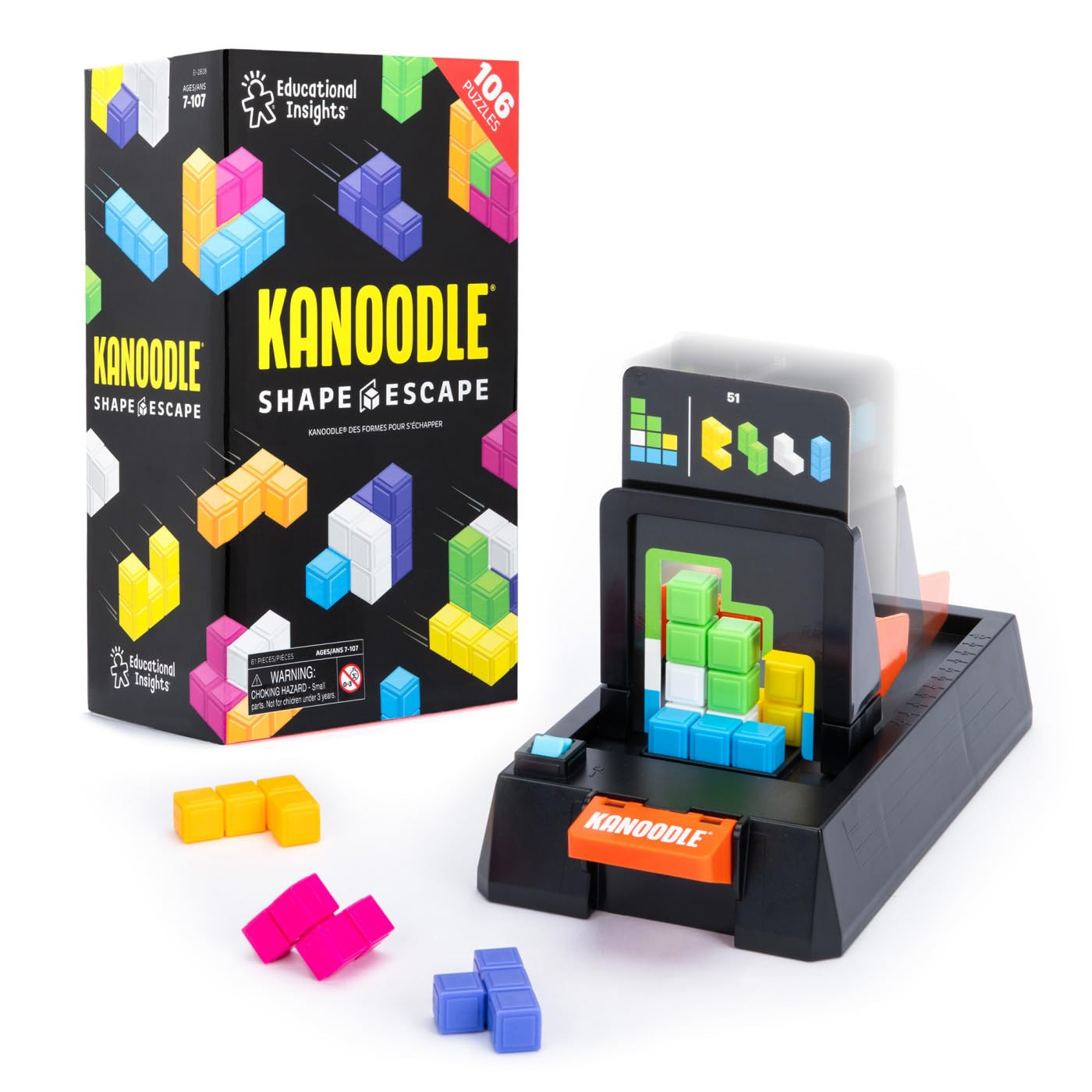 Educational Insights Kanoodle® Shape Escape – 3D Brain Teaser Puzzle, Tower Building & Shape S... | Amazon (US)