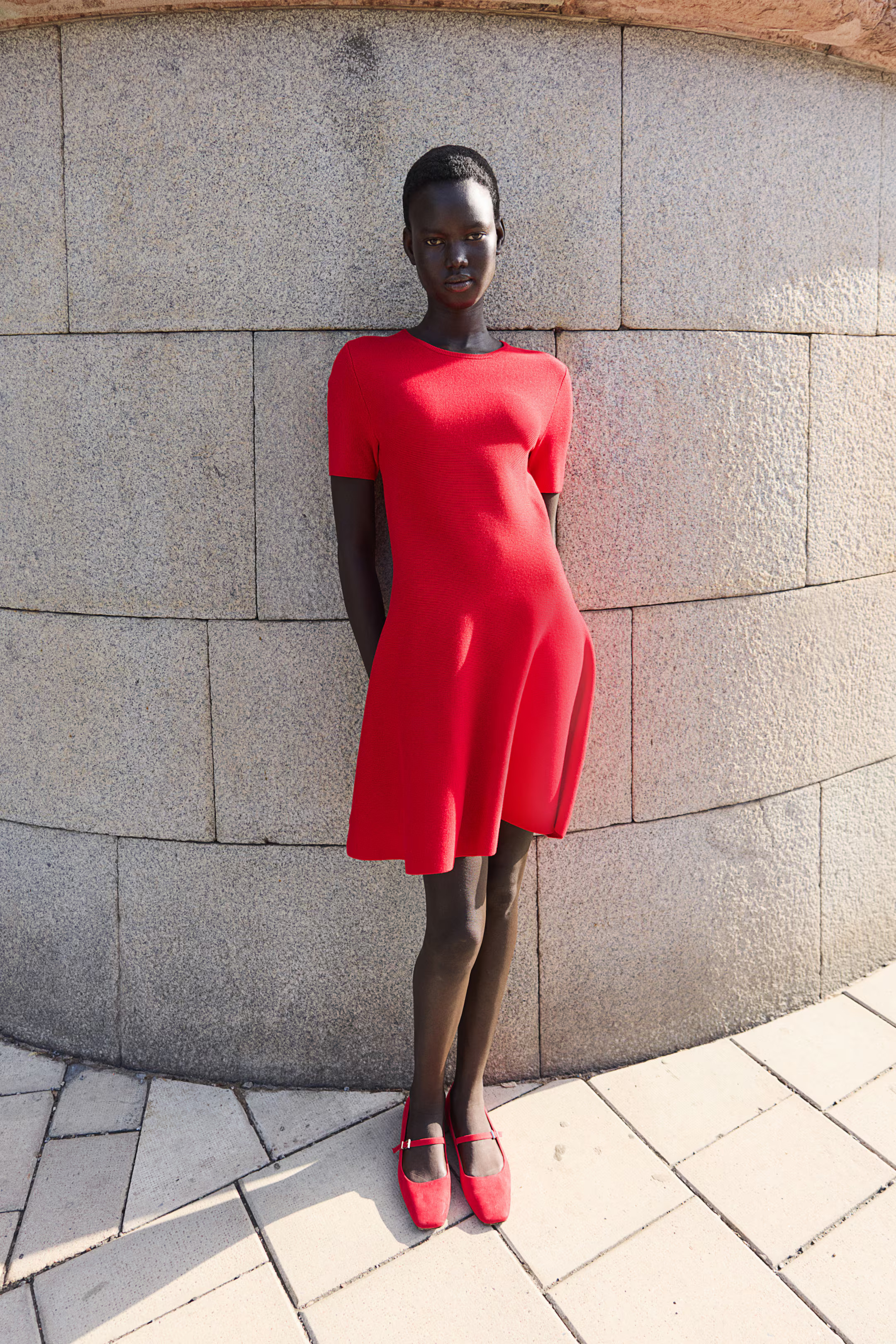 Dress with Flared Skirt | H&M (US + CA)