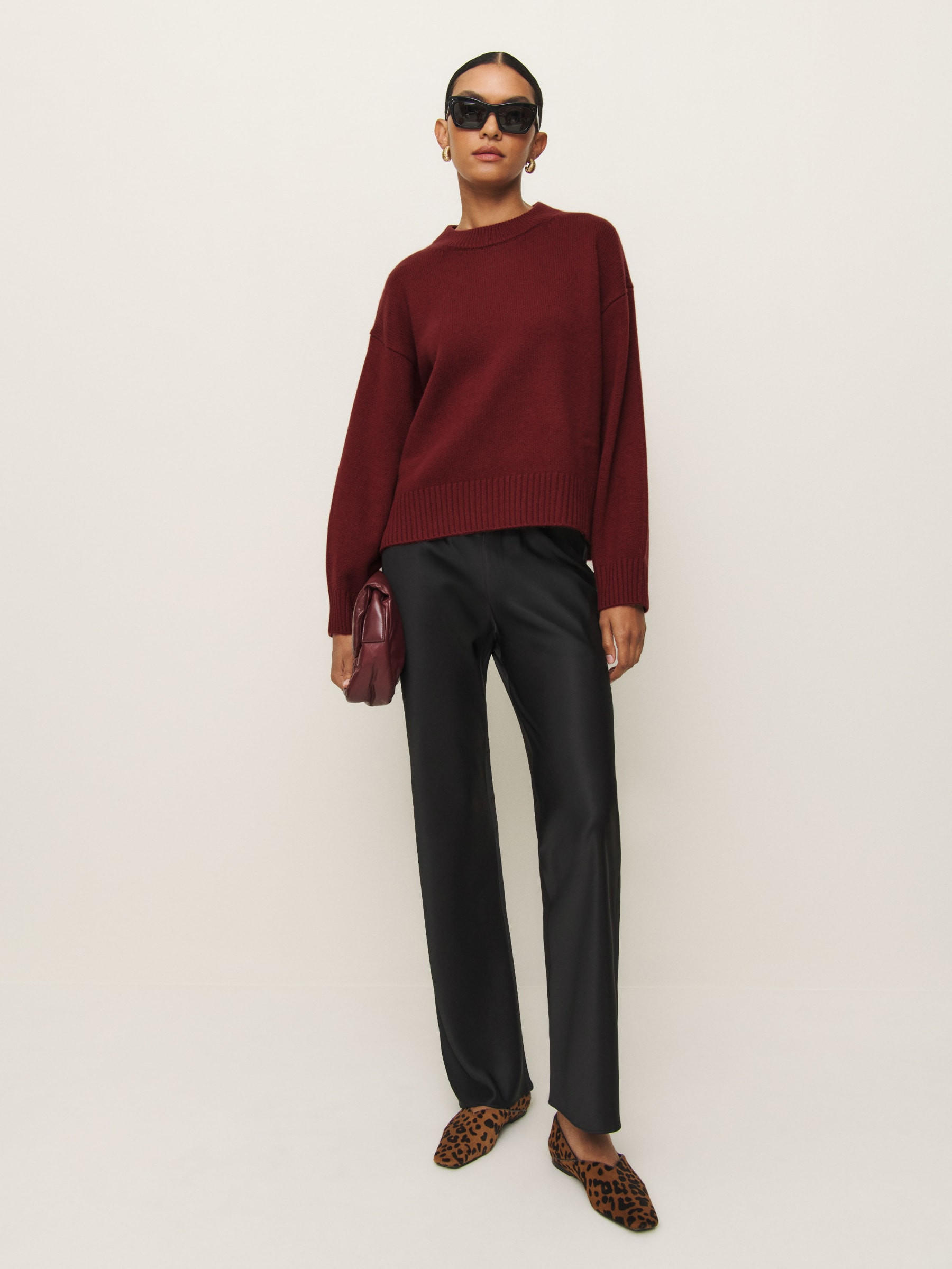 Cove Cashmere Oversized Crew | Reformation (Global)