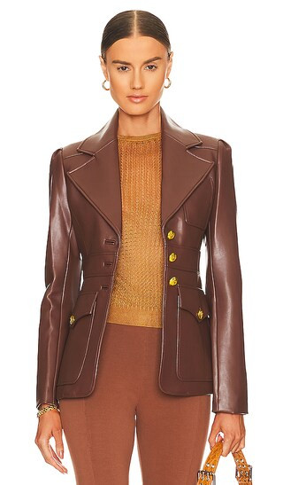 Amelia Jacket in Caffe | Revolve Clothing (Global)