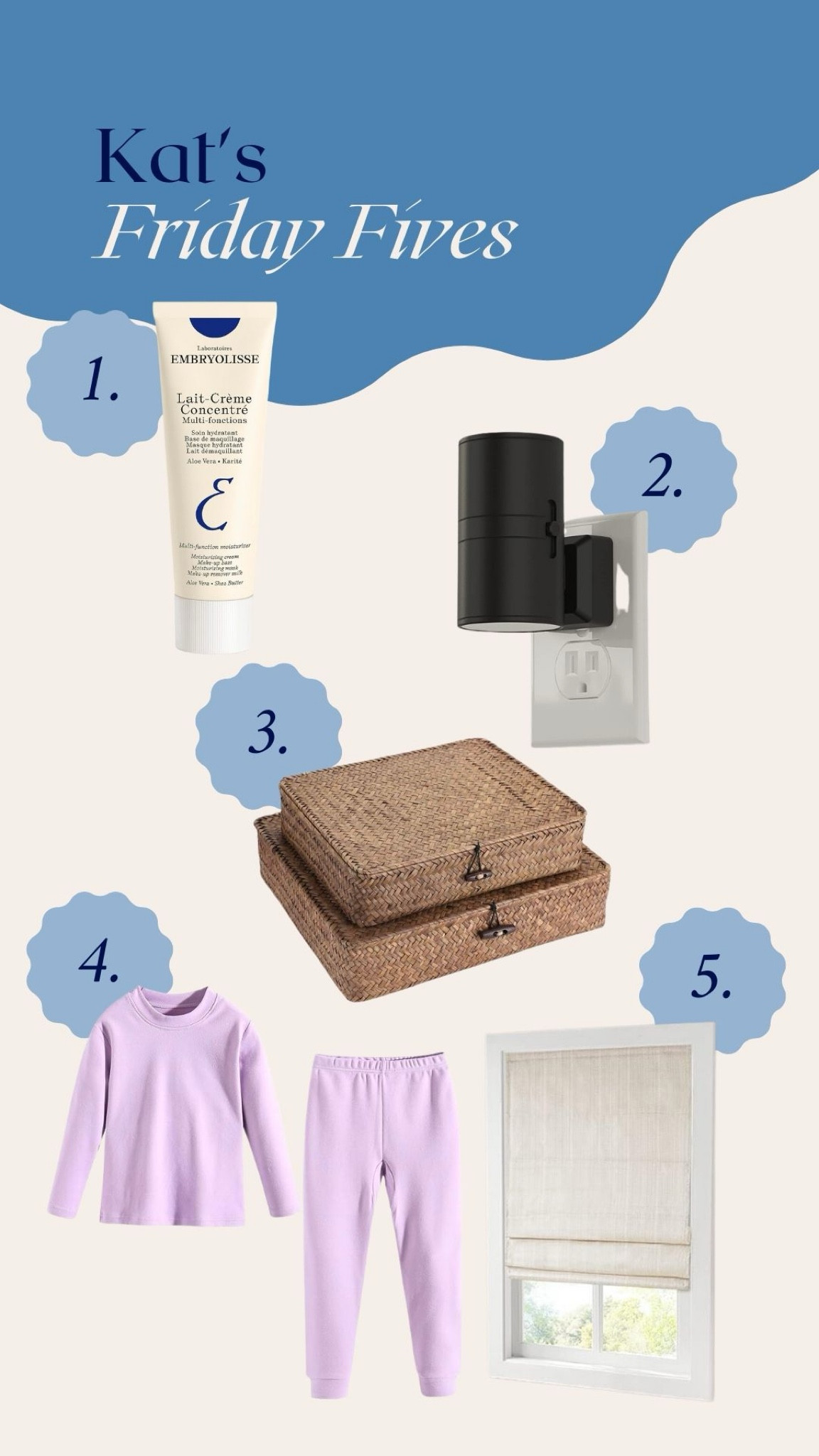 This week’s Friday fives 

#LTKfindsunder50 #LTKfindsunder100 #LTKhome