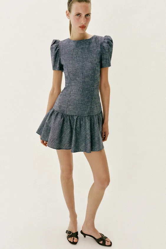 MINI PUFF SLEEVE DRESS | Zara UK