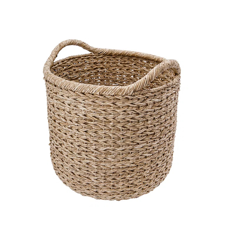 Decorative Braided Wicker Seagrass Basket | Wayfair North America