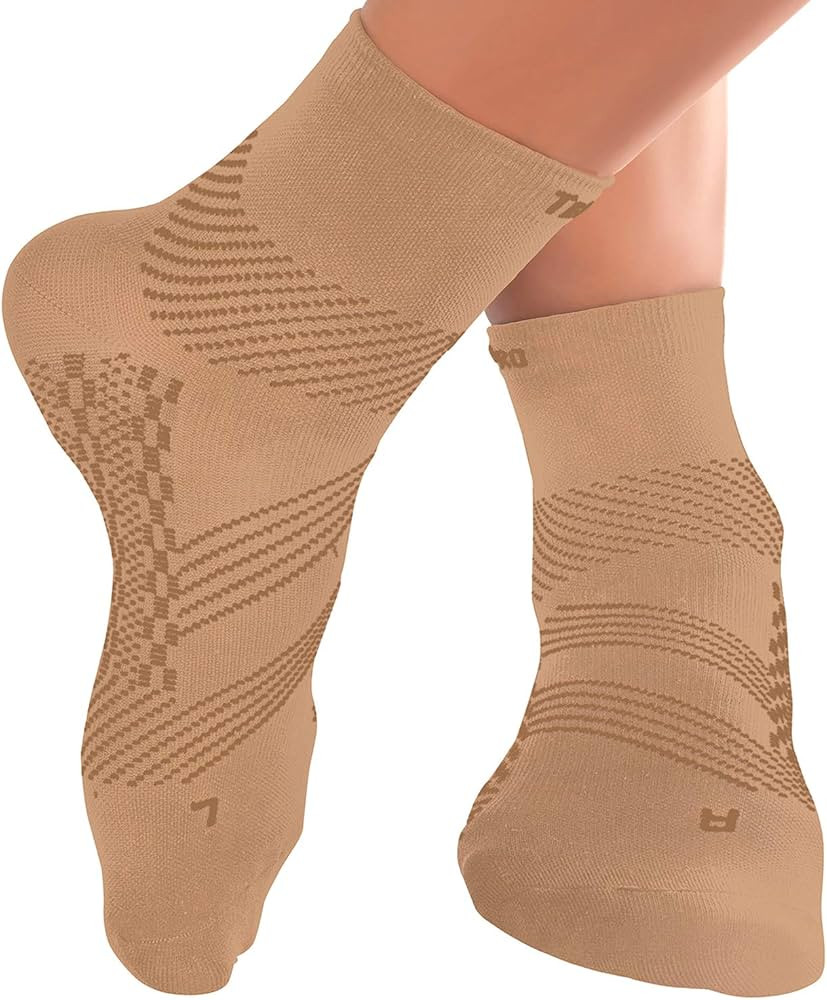 TechWare Pro Plantar Fasciitis Socks - Ankle Compression Socks for Women & Men. Achilles Tendonit... | Amazon (US)
