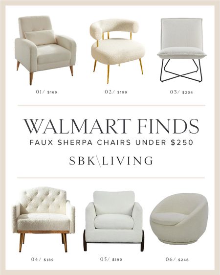 HOME \ faux Sherpa chairs under $250 from Walmart!

Living room
Bedroom 

#LTKhome