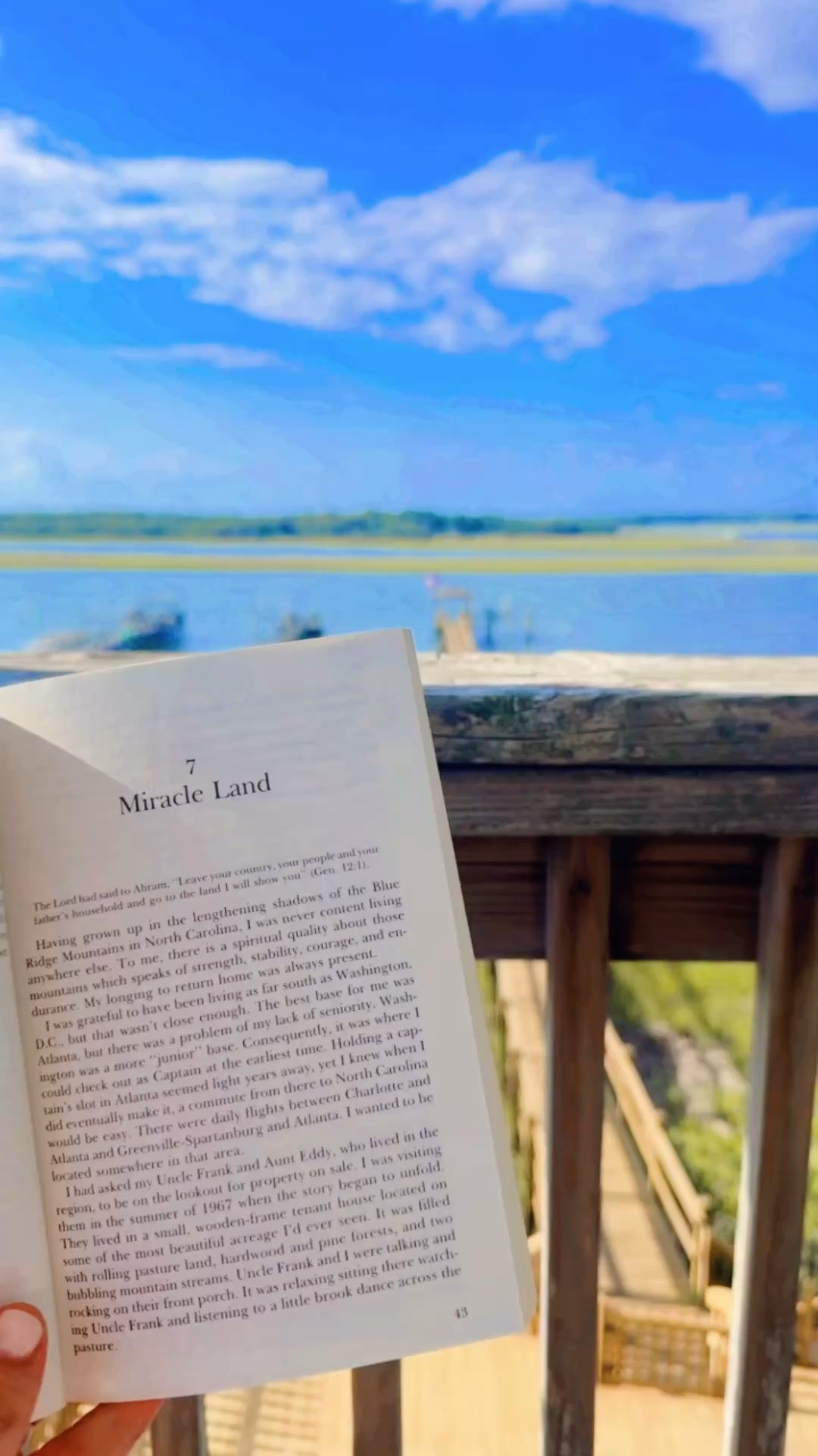 Reading while the littles are napping… 🤍