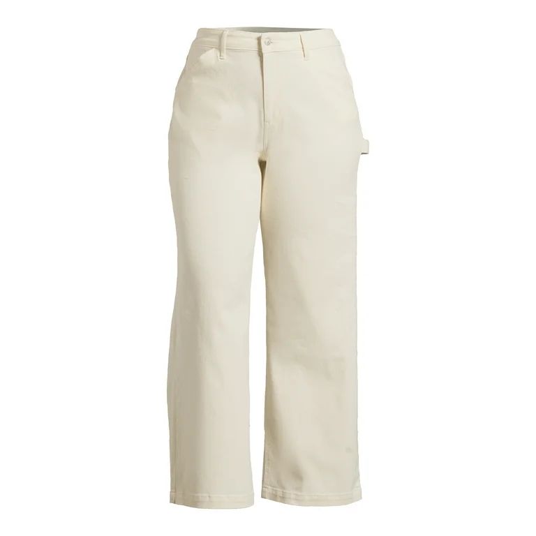 No Boundaries Juniors Plus Size High Rise Carpenter Jeans, 32" Inseam, Sizes 17W-25W - Walmart.co... | Walmart (US)