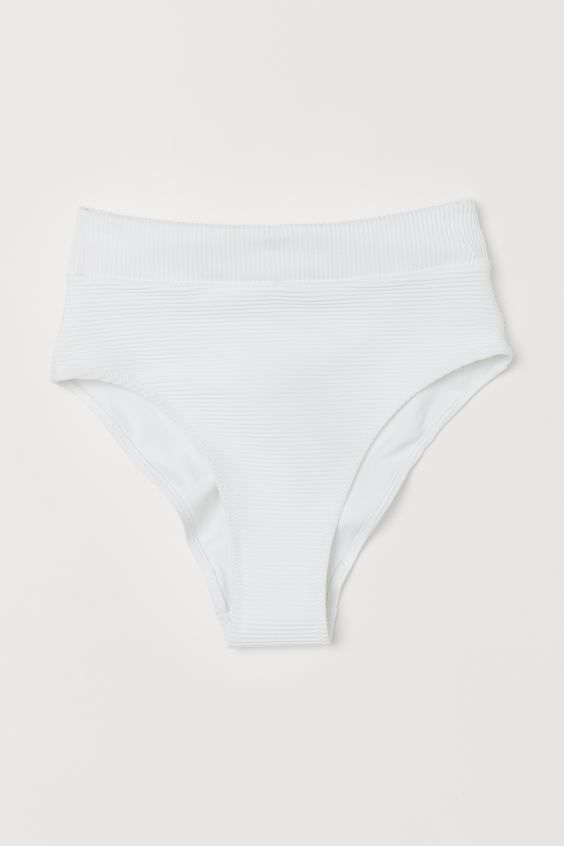 Fully lined bikini bottoms with a high waist. High-cut at back. | H&M (US + CA)