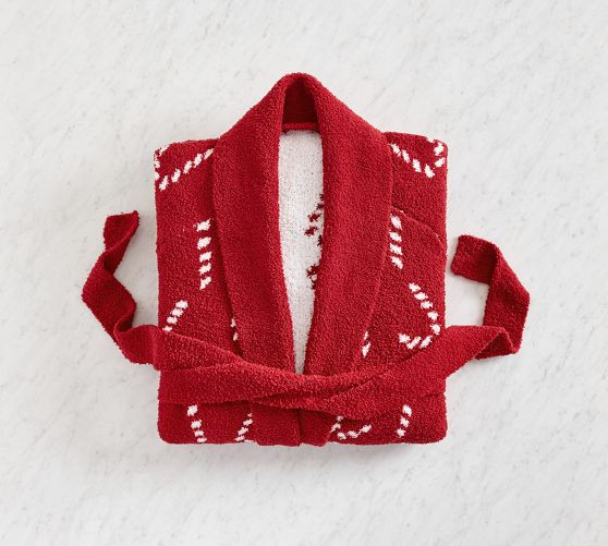 Candy Cane Jacquard Robe | Pottery Barn (US)