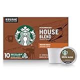 Starbucks Medium Roast K-Cup Coffee Pods — House Blend for Keurig Brewers — 1 box (10 pods) | Amazon (US)