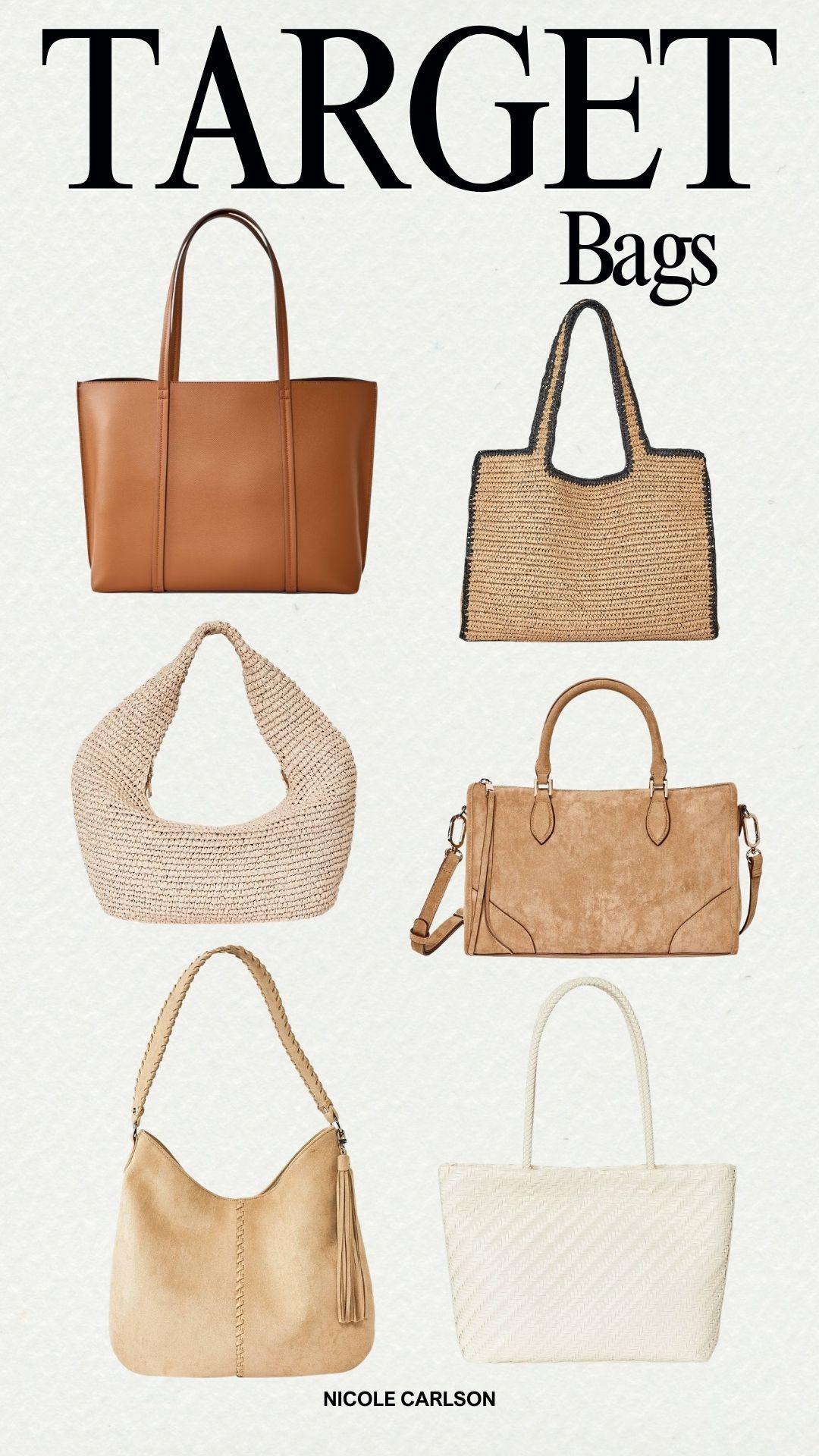 Stylish and trendy minimalist spring bags and totes from Target.  

 

#LTKootd #LTKSeasonal #LTKU