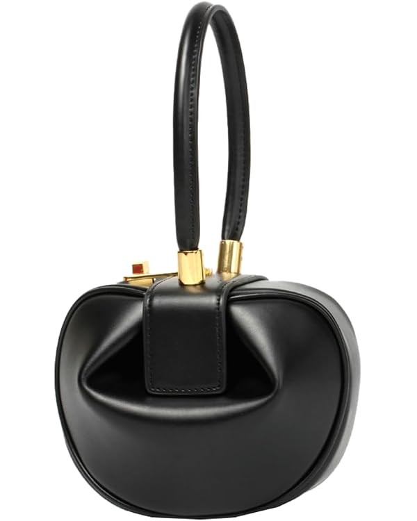 Women's Trendy Genuine Leather Clutch Purse Sphere Wristlet Handbags Mini Tote Bag Elegant Ladies... | Amazon (US)