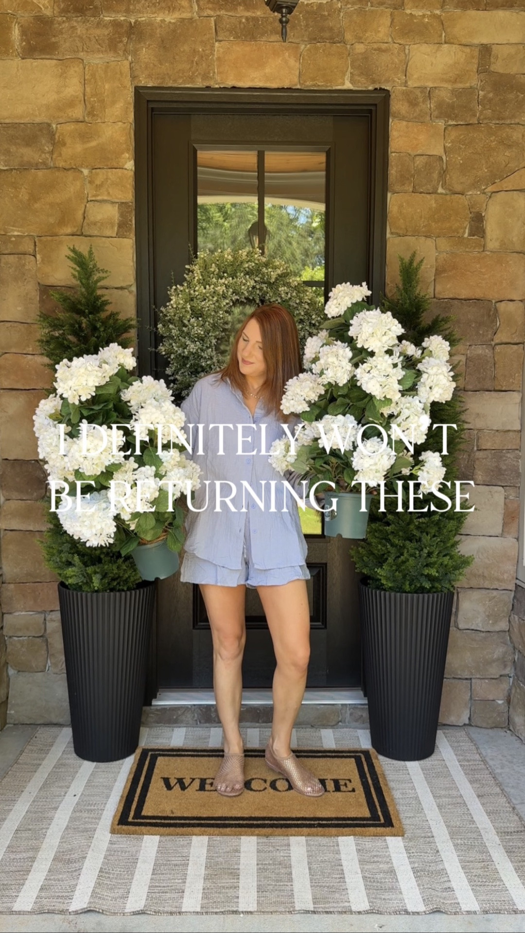 I am super picky with my florals, even though I prefer them over real ones for easy maintenance. I love how fluffy these white hydrangeas are and actually looks so realistic on our front porch. I definitely won’t be returning these!

#LTKHome #LTKSeasonal #LTKSaleAlert